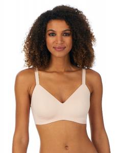 Гладкий бюстгальтер без косточек DKNY, бежевый