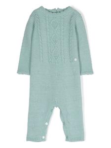 Ромпер фактурной вязки Patachou, зеленый