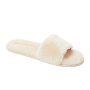 Женские тапочки Palah Shearling Slide из натуральной овчины Rebecca Minkoff