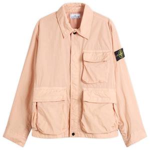 Куртка из жатой ткани Stone Island, chalk розовый