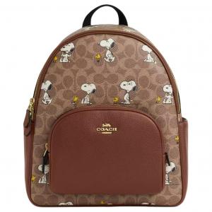 COACH Сумка рюкзак из прорезиненной ткани