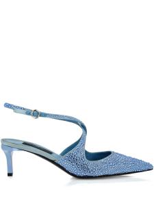 Туфли-лодочки Philipp Plein 55 мм Slingback Strass, синий
