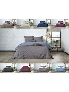 Двустороннее постельное белье Mistral Percale серо-голубого цвета Mistral Home, 135x200 см