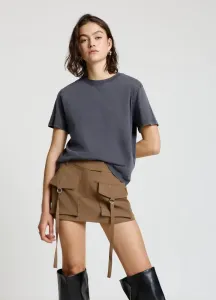 Однотонная базовая футболка Calliope, Grigio Scuro