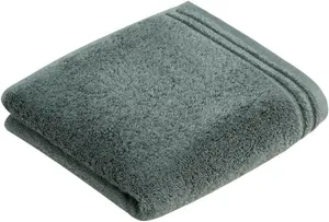 Полотенце Vossen "Calypso Feeling", (2 шт.), с узкой каймой, из 100% высококачественного хлопка, веганское, однотонное 60х110 см (2 шт.), цвет flanell