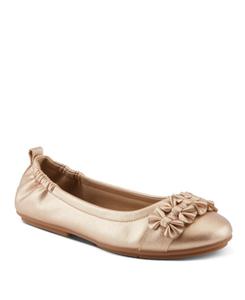 Женские балетки-балетки с бантом и присборенной спинкой Patrizia, Bronze