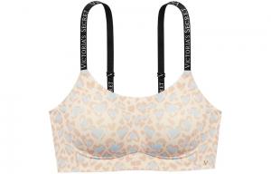 Женский бюстгальтер Victoria's Secret, цвет Blue-brown leopard print