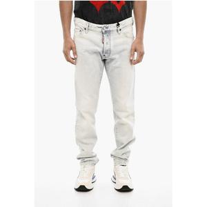 Синие хлопковые джинсы Деним Dsquared2, Blue