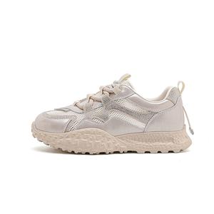 Женские повседневные низкие кроссовки Slip Resistant Abrasion Resistant DAPHNE, бежевый