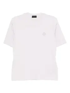 Футболка с нашивкой-логотипом MONCLER, розовый