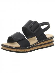 Rieker Черные сандалии