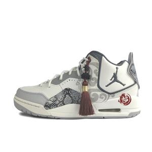 Jordan Courtside 23 нескользящие баскетбольные кроссовки mid-top для мужских, светло-серый