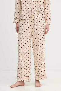 Пижамные штаны Abercrombie & Fitch, бежевый