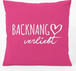 Подушка для дивана Huuraa Backnang Love Gift 40x40 см с наполнителем цвета фуксии, хлопковый сувенир Backnang Hellweg Druckerei