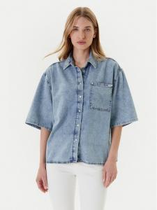 Джинсовая рубашка oversize Ella 1016568 Mustang, синий