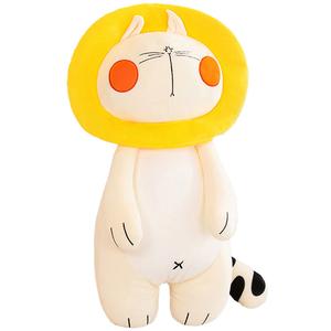 Креативная экспрессия котенок большие размеры плюшевые куклы высота 75см Mocha duck