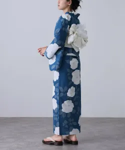 Юката из двух частей для женщин, легко надевается самостоятельно, состоит из отдельных частей, стирается, с поясом оби, подходит для женщин старше 40 лет.