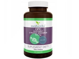 Medverita, БАД, OPC 95% экстракт виноградных косточек, 120 капсул