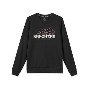 Skechers Свитшот унисекс черный