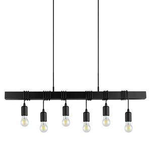 Подвесной светильник Eglo Townshend, сталь - 6-пламенная