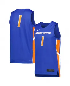 Мужская 1 Boise State Broncos Реплика баскетбольная майка Nike, синий