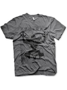 Футболка Китайский плакат серого цвета Gremlins