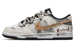 Nike Dunk Gold Erosion Gray нескользящие устойчивые к истиранию низкие детские скейтбординг кроссовки Gray Brown Unisex
