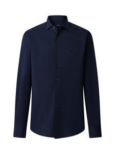 Hackett London Рубашка на пуговицах 'Ess' Regular fit в цвете Navy