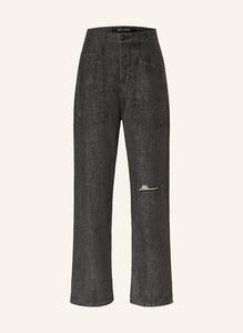 Рваные мешковатые джинсы Mac, черный