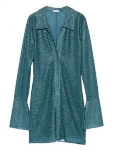 Мини-платье с длинными рукавами Oséree, синий