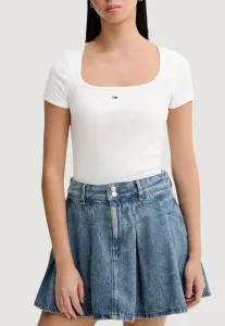 Простая футболка Tommy Jeans, Sour Cream