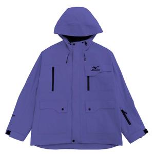 Футболка для лыж унисекс Mizuno, фиолетовая