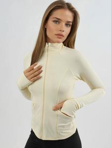 Hiccup Худи на молнии светло-желтого цвета