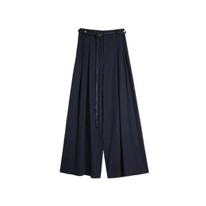 Женские повседневные брюки тонкие прямого кроя ELLE, темно-синий