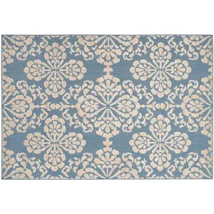 Коврик для дома и улицы с медальоном в стиле коттеджа «Скарборо» Safavieh, 244x336 см