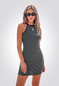 Платье-футляр STRIPED Cupshe, черный