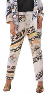 Фиго Брюки с завязкой на талии в бежевом GIGI MODA