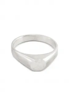Перстень с тиснением D'Alma, серебристый