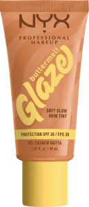 Тональный крем NYX PROFESSIONAL MAKEUP Foundation Buttermelt Glaze mit LSF 30, 03 Cashew Butta, 30 ml