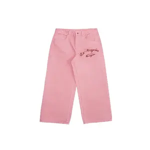 MLB Джинсы Los Angeles Dodgers женские розовые