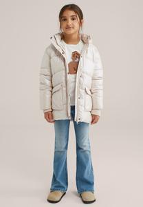 Зимняя куртка WE Fashion Winter jacket, Ecru/Beige
