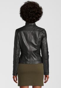 Кожаная куртка MIT REVERSEKRAGEN H.I.S, черный