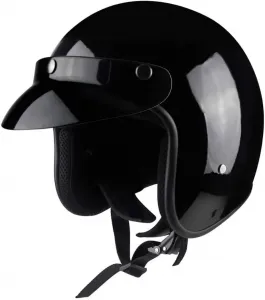 Ретро-мотошлем Harley Jet, шлем для мотокросса 3/4 с двойным визором для мужчин и женщин, профессиональный мотоциклетный шлем для дорожных мотоциклов, круизеров, чопперов, мопедов и скутеров, сертифицирован ECE MTTKTTBD, B