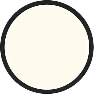 Потолочный светильник LED Oja Smart, светодиодный модуль 1 шт., теплый белый - холодный белый, ультратонкая потолочная панель, регулируемая яркость с Smart Nordlux, черный