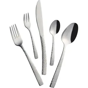Набор столовых приборов Mulex «Мэдисон», (набор, 30 предметов), чеканный вид, цвет edelstahlfarben