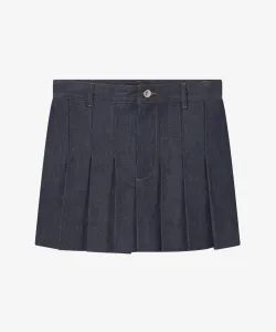плиссированная мини-юбка