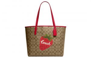 COACH Городская ПВХ сумка-шоппер Женская многоцветная