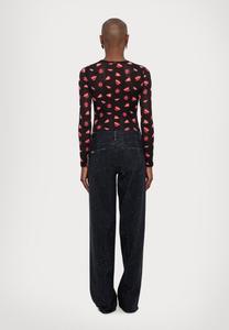 Топ с длинными рукавами Alice + Olivia, красный