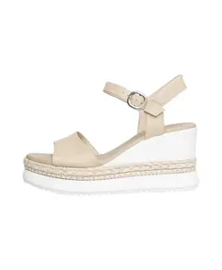 Элегантные сандалии на танкетке Nerogiardini, бежевый