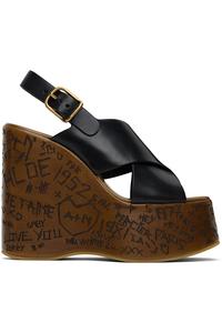 Сандалии Maxime на платформе Chloé, черный